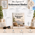 Mrs Organiser Retirement Binder